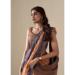 Picture of Wonderful Silk Saddle Brown Saree