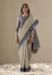 Picture of Well Formed Silk Grey Saree