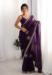 Picture of Well Formed Satin Purple Saree