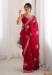 Picture of Gorgeous Satin Maroon Saree