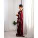 Picture of Nice Satin Saddle Brown Saree