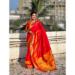 Picture of Magnificent Silk Red Saree