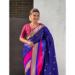 Picture of Pretty Silk Navy Blue Saree