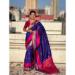 Picture of Pretty Silk Navy Blue Saree