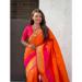 Picture of Sublime Silk Dark Orange Saree