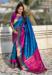 Picture of Alluring Silk Teal Saree