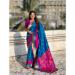 Picture of Alluring Silk Teal Saree