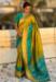 Picture of Superb Silk Olive Saree