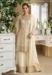 Picture of Pretty Georgette Beige Straight Cut Salwar Kameez