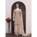 Picture of Georgette Rosy Brown Straight Cut Salwar Kameez