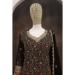 Picture of Gorgeous Georgette Black Straight Cut Salwar Kameez