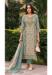 Picture of Chiffon Dark Sea Green Straight Cut Salwar Kameez