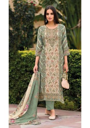 Picture of Statuesque Chiffon Grey Straight Cut Salwar Kameez