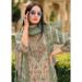 Picture of Statuesque Chiffon Grey Straight Cut Salwar Kameez