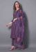 Picture of Charming Silk Purple Readymade Salwar Kameez