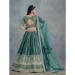 Picture of Ravishing Silk Sea Green Lehenga Choli