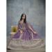 Picture of Exquisite Silk Plum Lehenga Choli