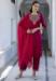 Picture of Splendid Silk Dark Red Readymade Salwar Kameez