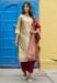 Picture of Cotton & Silk Beige Readymade Salwar Kameez