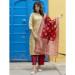 Picture of Cotton & Silk Beige Readymade Salwar Kameez