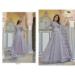 Picture of Grand Net Light Slate Grey Anarkali Salwar Kameez