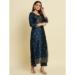 Picture of Cotton & Silk Dark Slate Grey Readymade Salwar Kameez