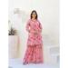 Picture of Georgette Pale Violet Red Readymade Salwar Kameez