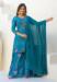 Picture of Georgette Dark Turquoise Readymade Salwar Kameez