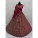 Picture of Classy Chiffon Maroon Lehenga Choli