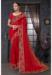 Picture of Elegant Georgette Red Saree