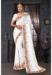 Picture of Stunning Georgette White Saree