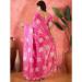 Picture of Excellent Silk Hot Pink Saree