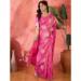 Picture of Excellent Silk Hot Pink Saree