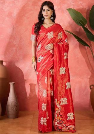 Picture of Splendid Silk Crimson Saree
