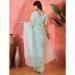 Picture of Good Looking Net Dark Sea Green Saree