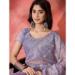 Picture of Enticing Net Plum Saree
