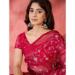 Picture of Sublime Net Dark Red Saree