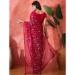 Picture of Sublime Net Dark Red Saree