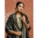 Picture of Cotton & Silk Forest Green Readymade Salwar Kameez