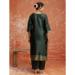 Picture of Cotton & Silk Forest Green Readymade Salwar Kameez