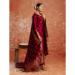 Picture of Cotton & Silk Maroon Readymade Salwar Kameez