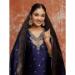 Picture of Cotton & Silk Midnight Blue Readymade Salwar Kameez