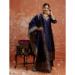 Picture of Cotton & Silk Midnight Blue Readymade Salwar Kameez