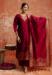 Picture of Cotton & Silk Maroon Readymade Salwar Kameez