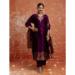 Picture of Cotton & Silk Purple Readymade Salwar Kameez