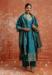 Picture of Cotton & Silk Dark Cyan Readymade Salwar Kameez