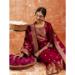 Picture of Cotton & Silk Maroon Readymade Salwar Kameez