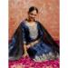 Picture of Cotton & Silk Navy Blue Readymade Salwar Kameez