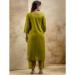 Picture of Good Looking Silk Olive Readymade Salwar Kameez