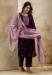 Picture of Excellent Silk Purple Readymade Salwar Kameez